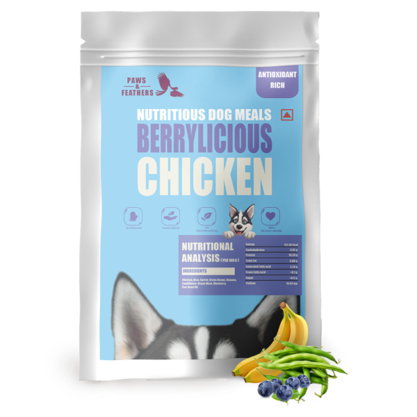 Berrylicious Chicken Antioxidant Rich: Chicken, Blueberry & Banana