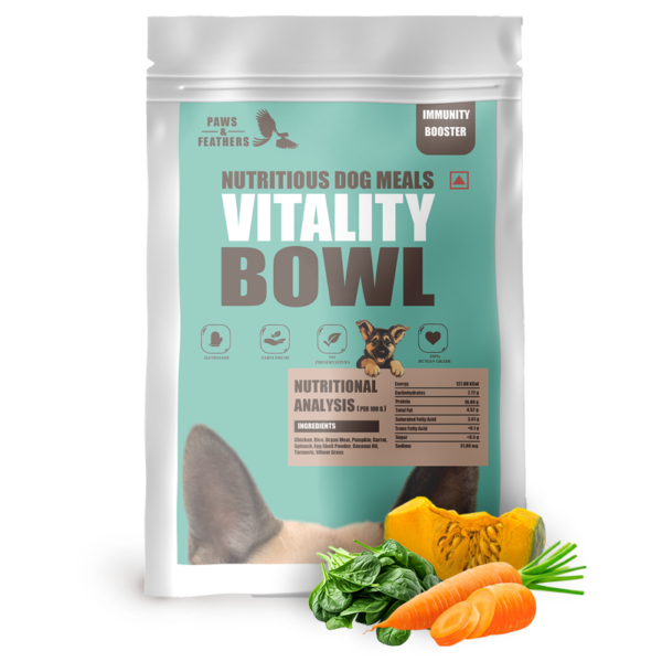 Vitality Bowl Immunity Booster: Chicken, Pumpkin & Spinach